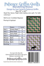 Wandering Moose Quilt Pattern