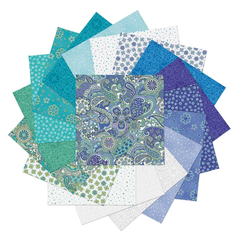 Paisley Garden 10in Squares, 42pcs/bundle