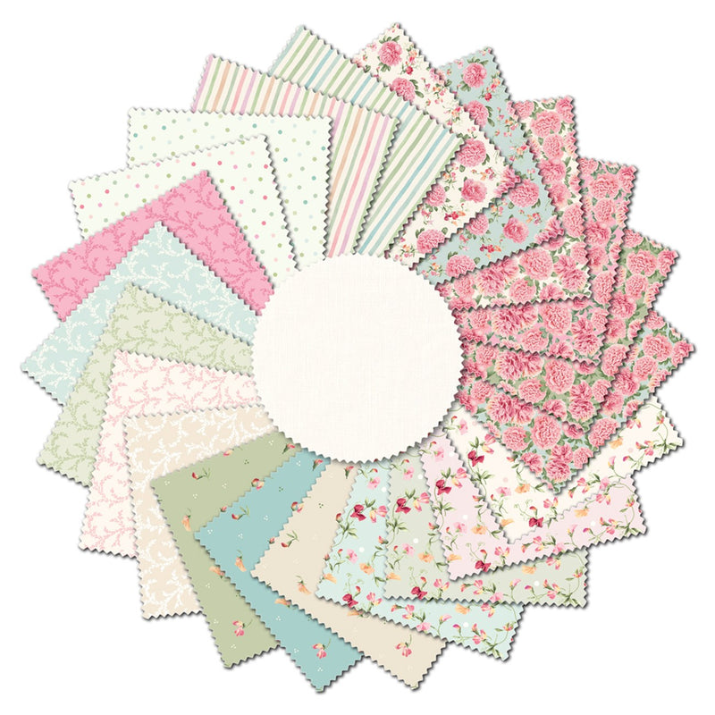 10in Squares Peony Hill, 42pcs/bundle
