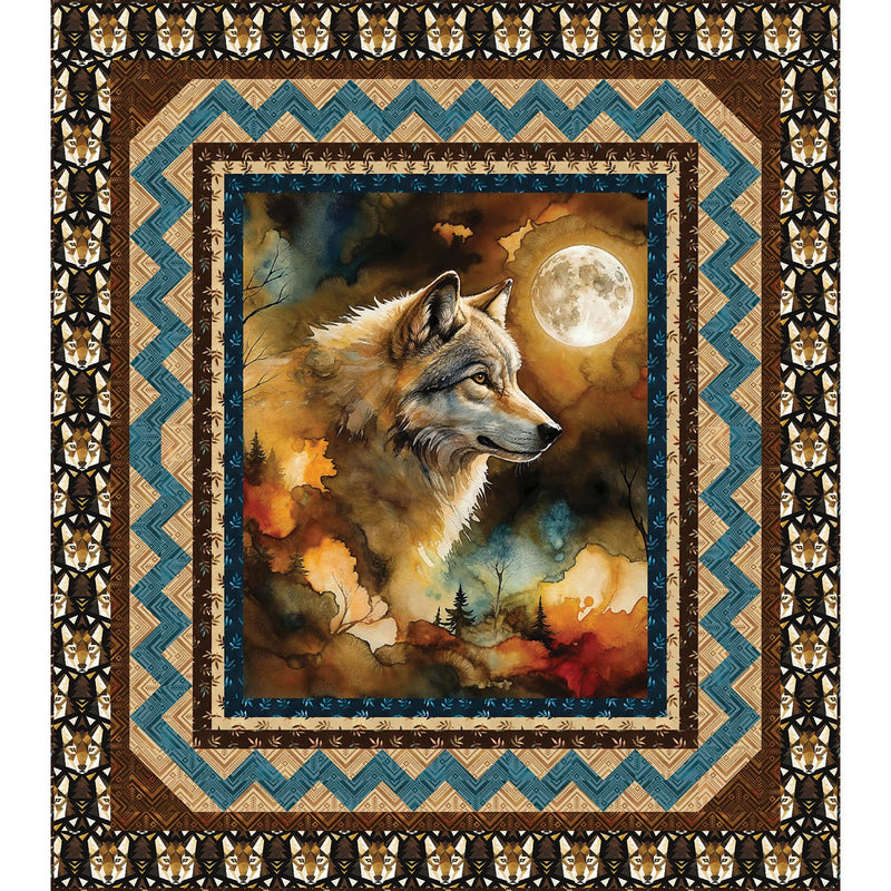 Twilight Pack Digitally Printed Quilt Panel Sample