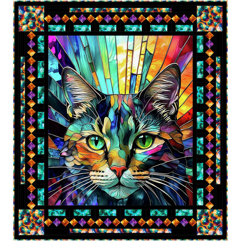 Quilt Panel Sample Kaleidoscope