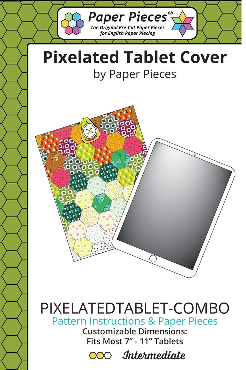 Pixelated Tablet Cover Pattern and Piece Pack