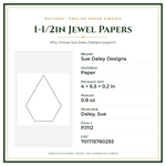 Product Specifications – 1-1/2in Jewel Papers