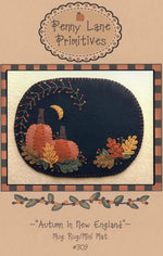 Autumn in New England Mug Rug