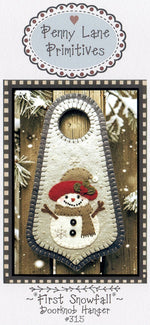 First Snowfall Doorknob Hanger