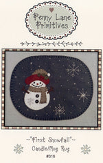 First Snowfall Mug Rug