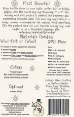 First Snowfall Mug Rug