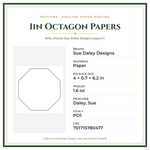 Product Specifications – 1in Octagon Papers