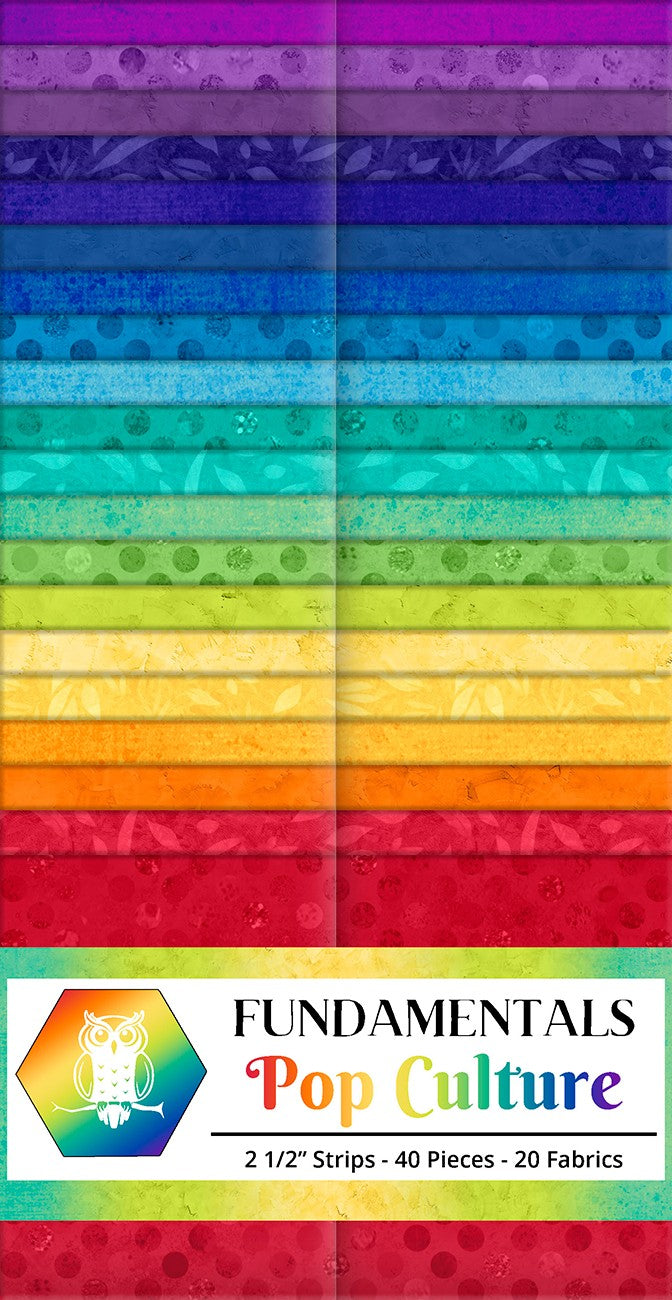 2.5in Strips Fundamentals: Pop Culture 40pcs