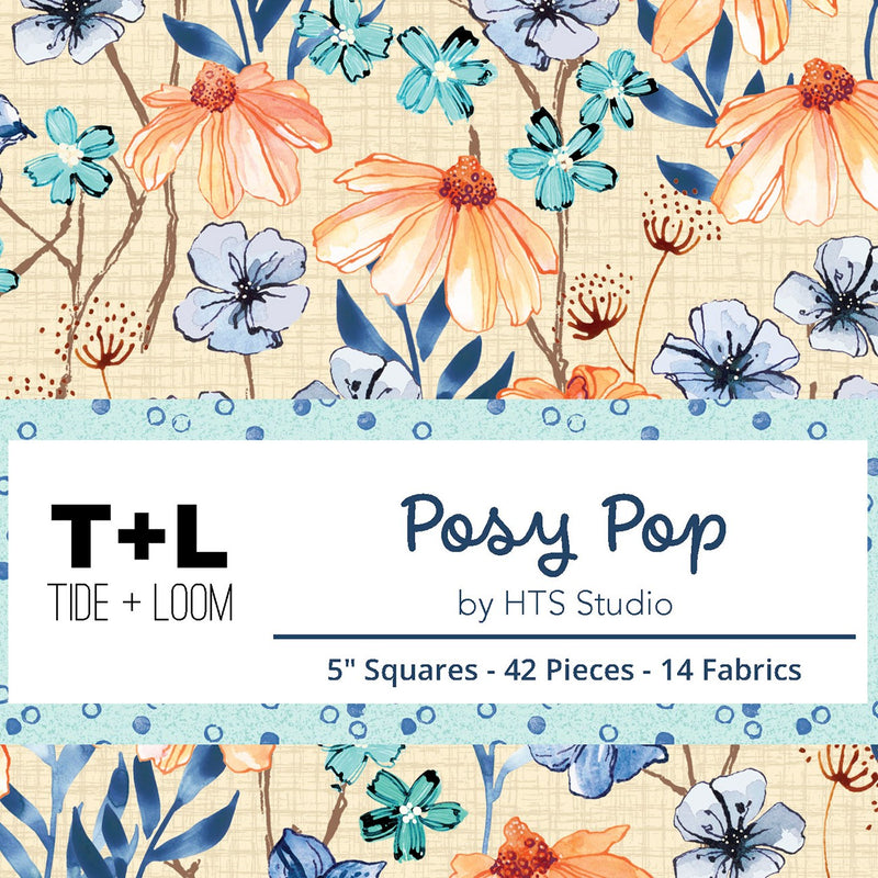 Posy Pop 42pcs, 2-4 Pieces of Each Print