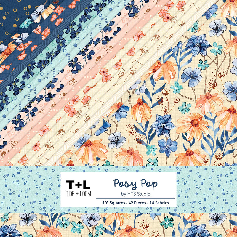 Posy Pop 42pcs, 2-4 Pieces of Each Print