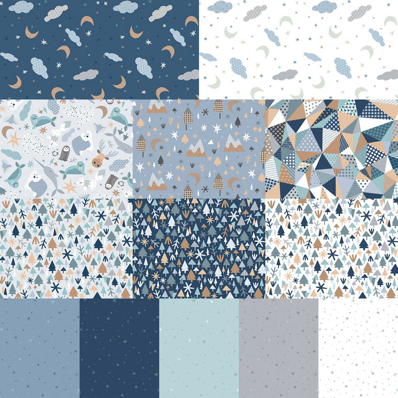 10in Squares, Polar Pals, 42pcsbundle