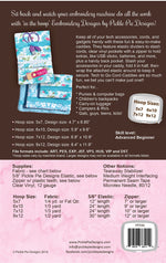 Tech to Go Cord Caddies Embroidery