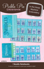 Needle Notebooks In The Hoop Machine Embroidery