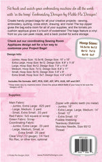 Project Bags In the Hoop Machine Embroidery Design Set