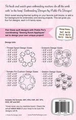 Sewing Room Quilt Motifs & Project Backgrounds Machine Embroidery Design Set