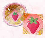 Microwave Quilted Bowl Cozies In the Hoop Machine Embroidery Design Set