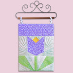 Tulip Mini Quilt Wall Hanging In the Hoop Machine Embroidery Design Set