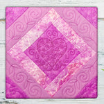 Quilt Block Trivets In-the-Hoop Machine Embroidery Design Set