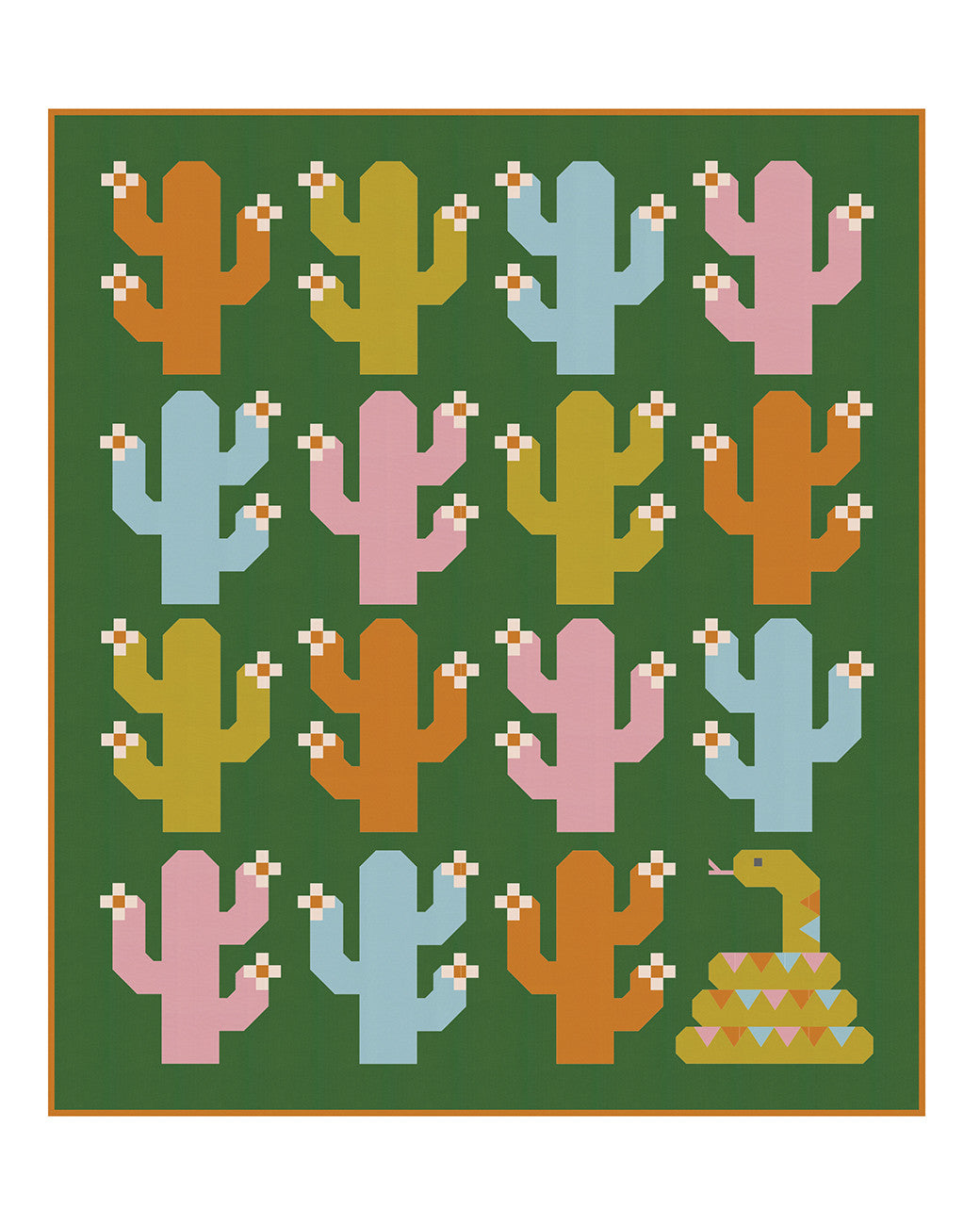 Oh My Cacti Quilt Pattern