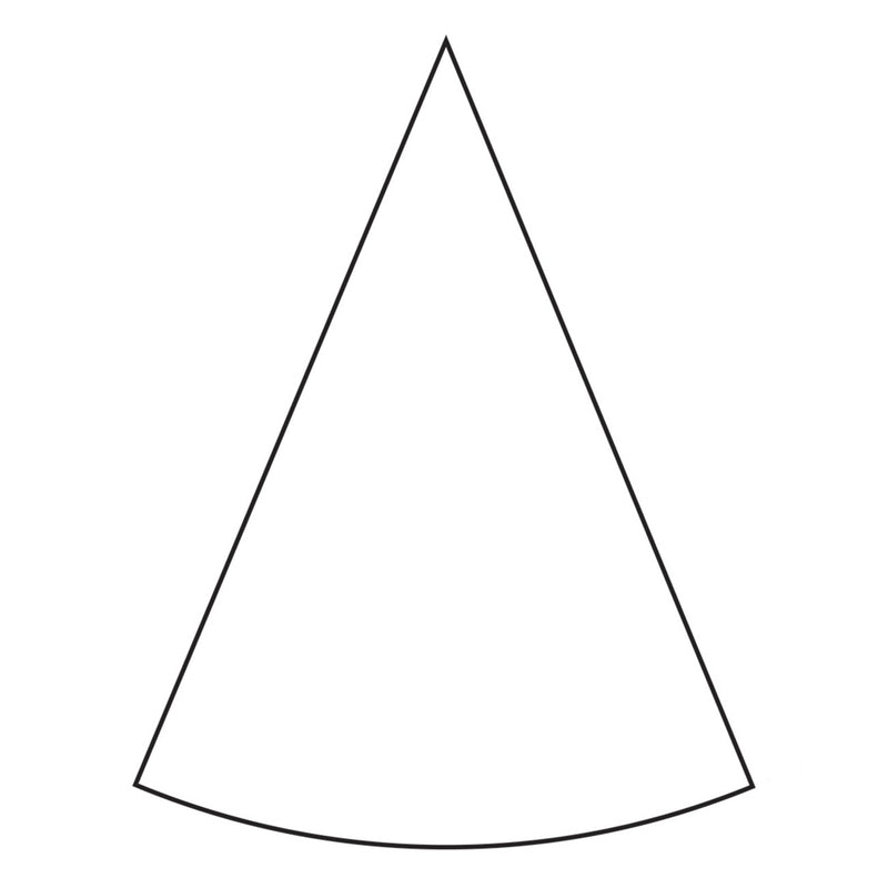 1-3/4in Pie Shape Papers