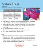 Scalloped Bags