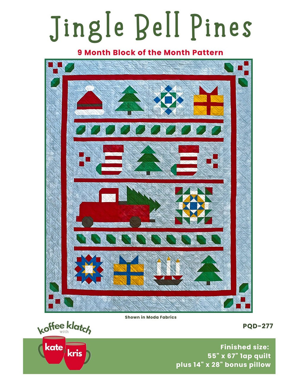 Jingle Bell Pines Block of the Month