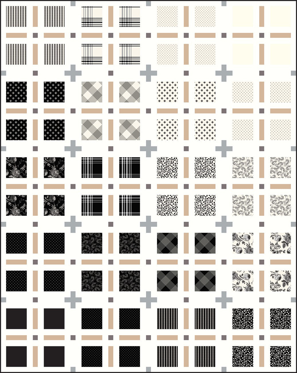 Plaid Plus Quilt Pattern