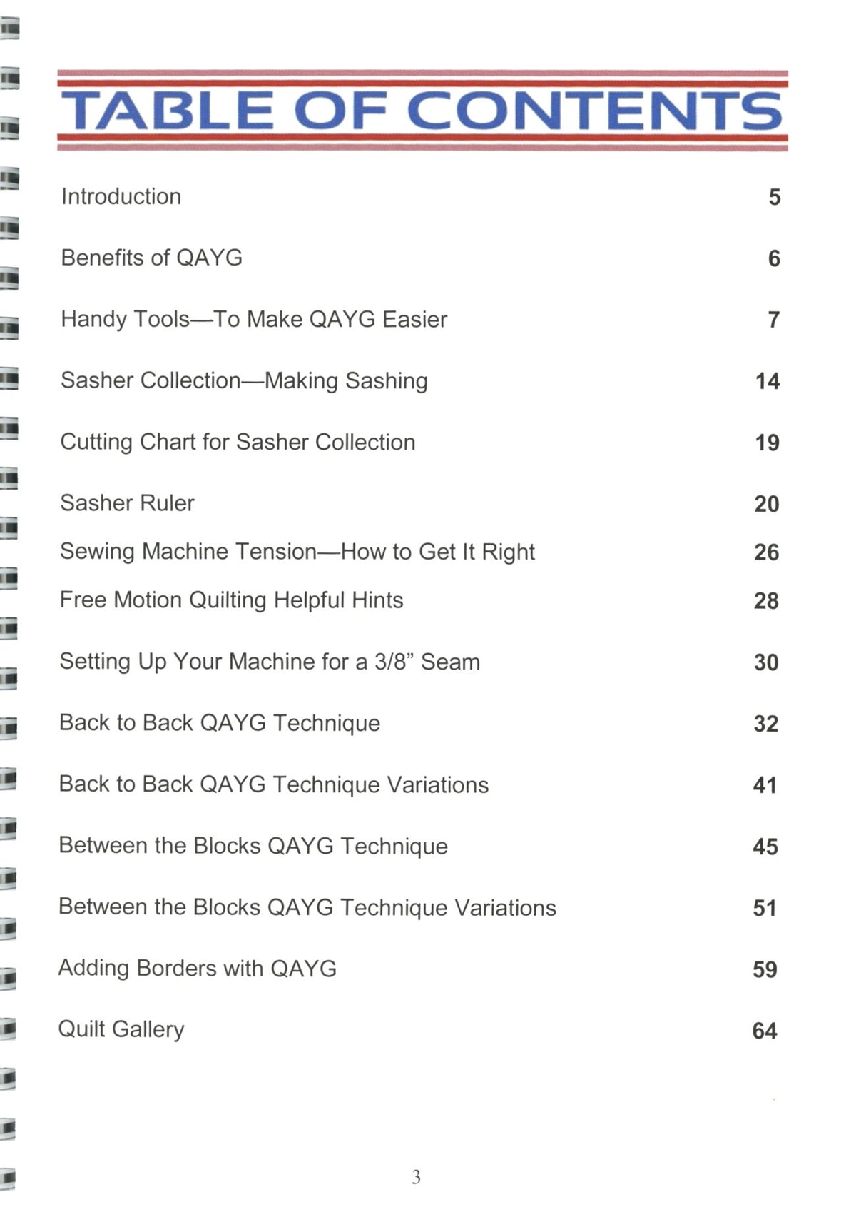 Quilt As You Go Handbook