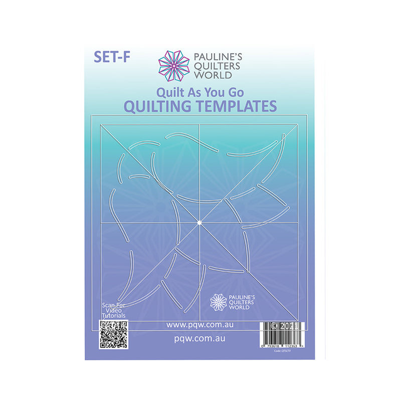 QAYG Quilting Templates Set F