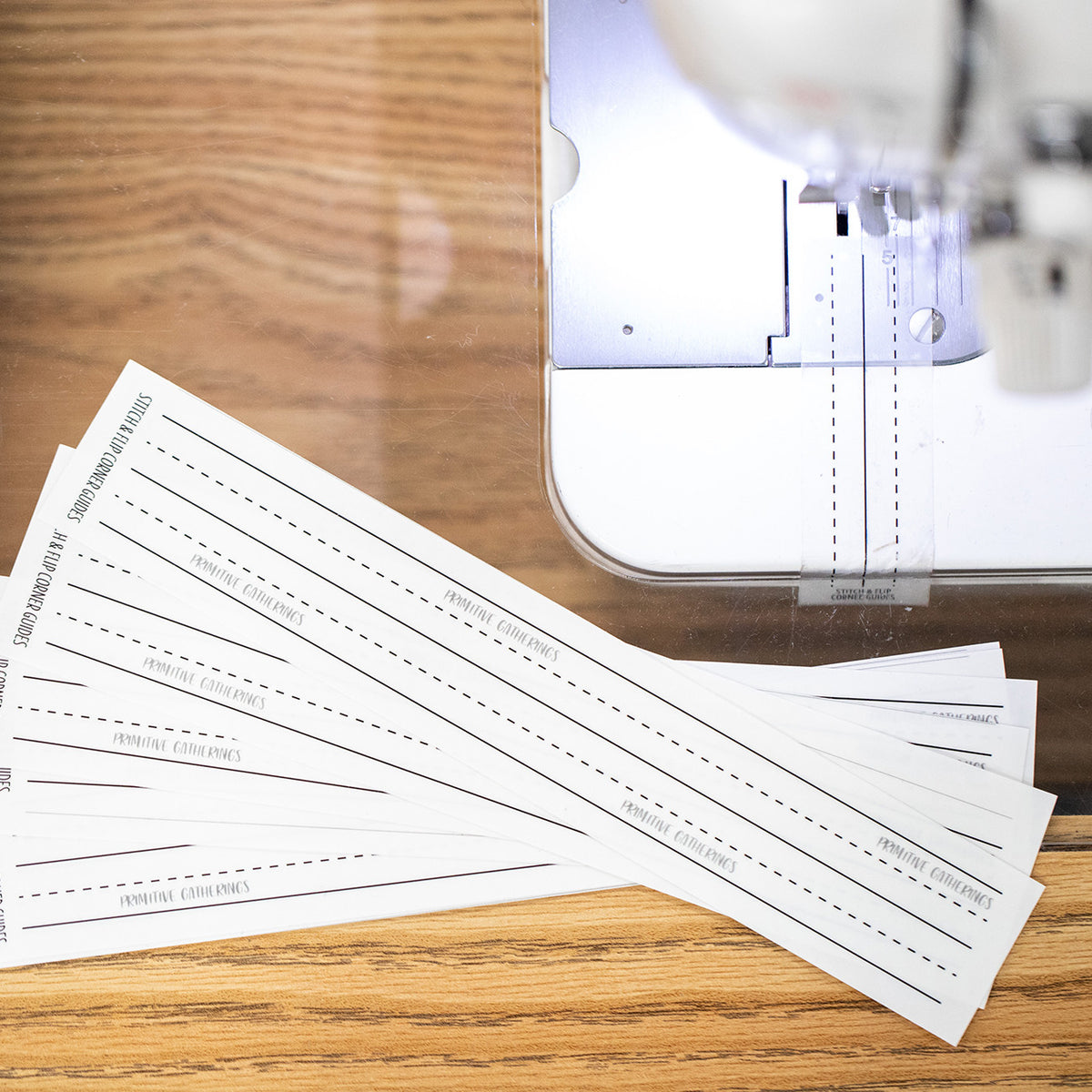 Stitch and Flip Corner Guides Machine Tape