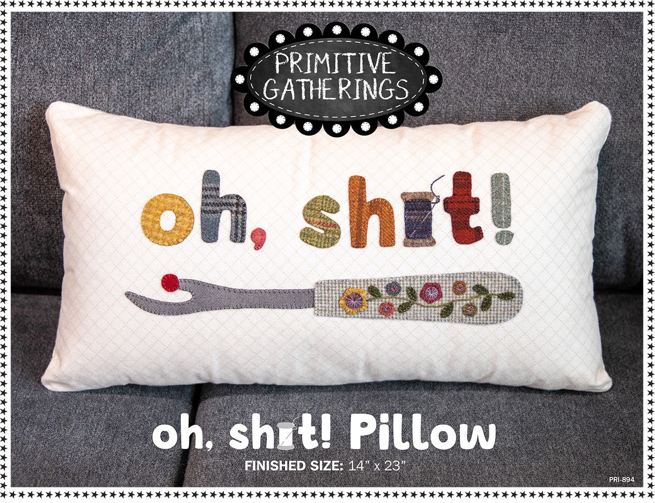Oh Sh*t Pillow