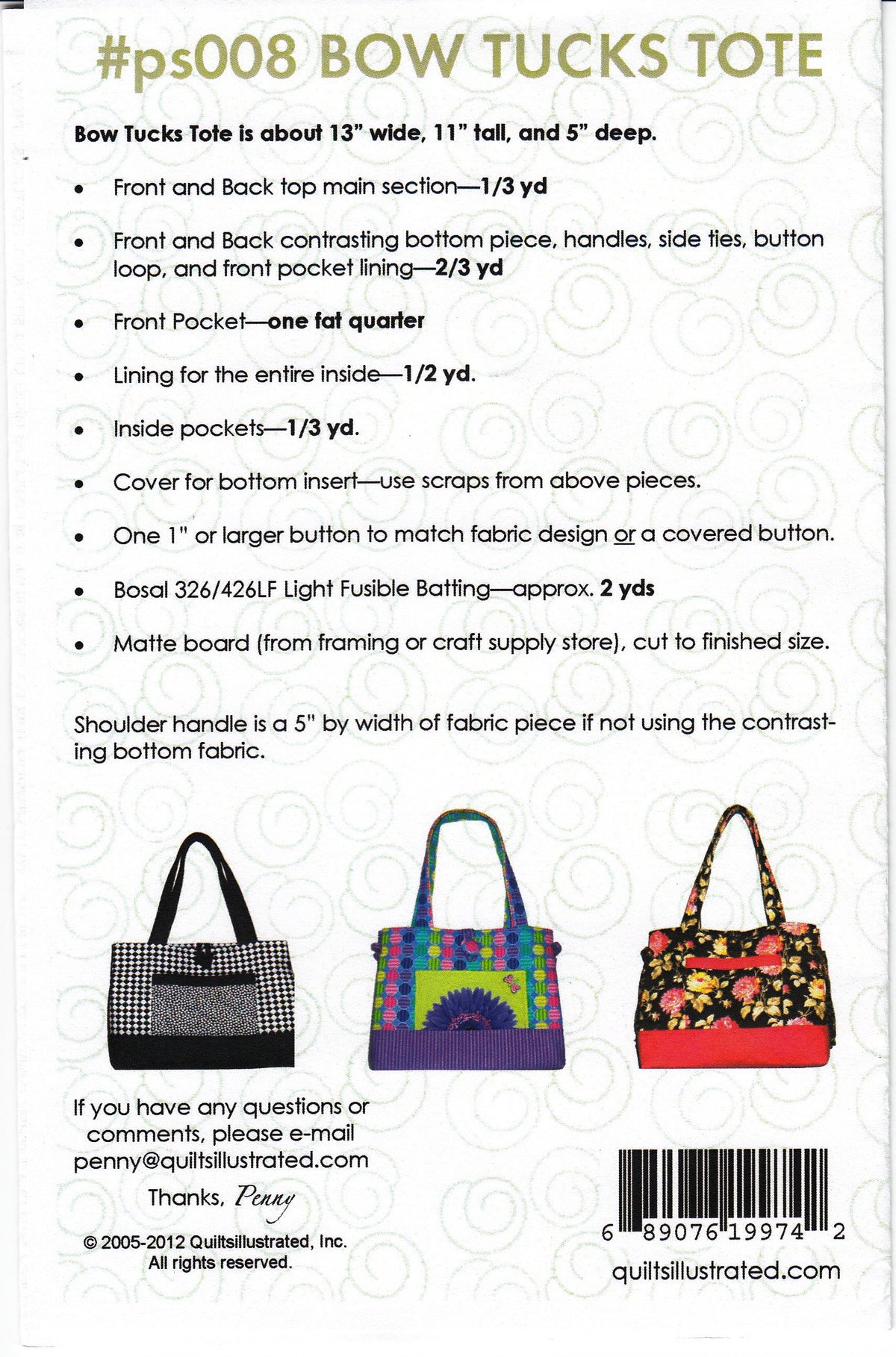 Bow Tucks Bag