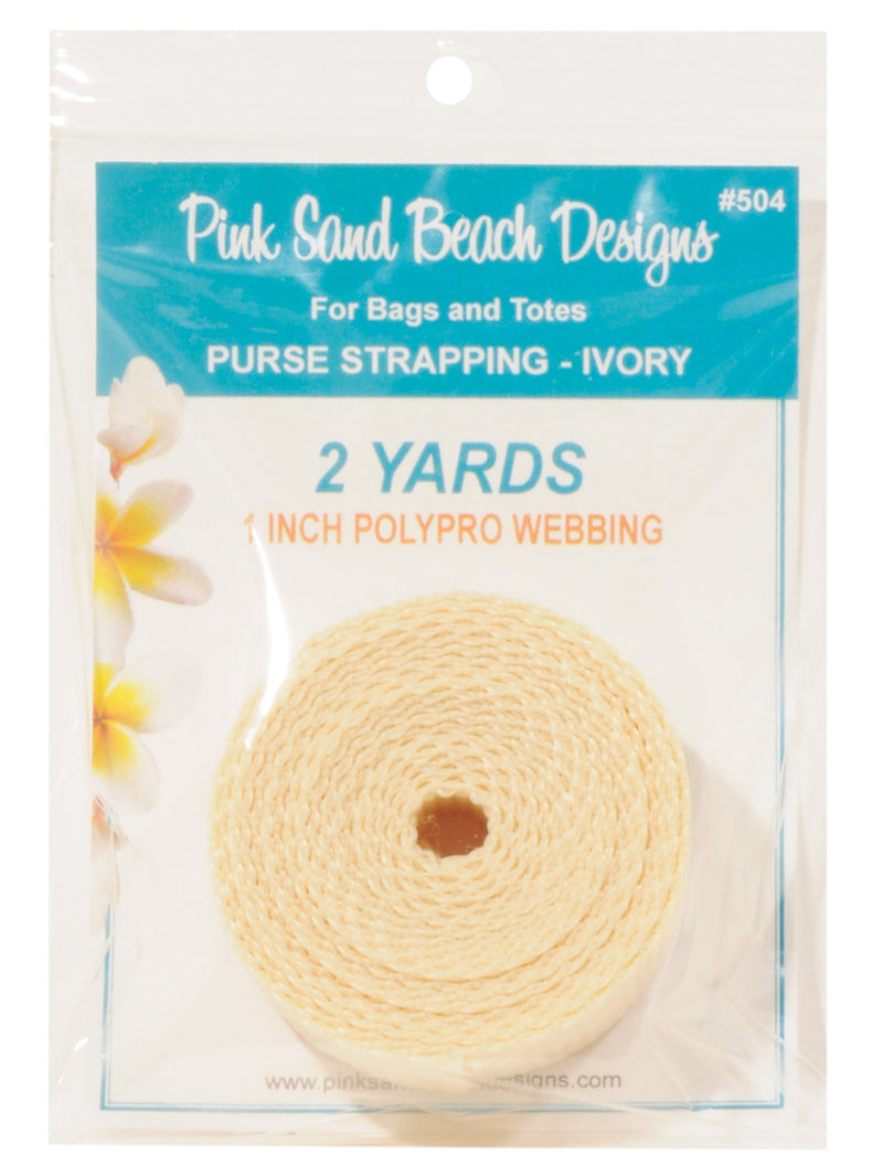 Purse Strapping 1in x 2 yds - Ivory
