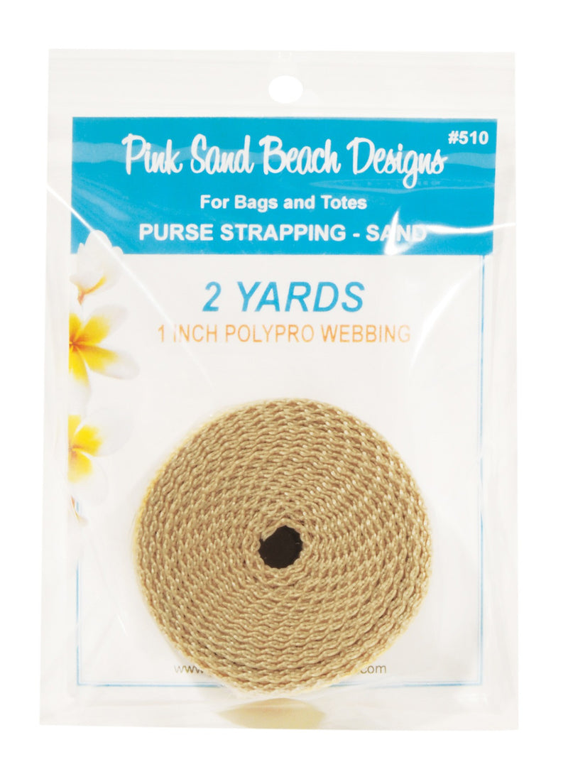 Purse Strapping 1in x 2 yds - Sand