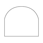 1in Rounded Scallop Papers