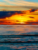Winter Sunset Panel 24in x 30in