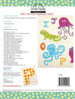 ABC Animals Applique Quilt Pattern