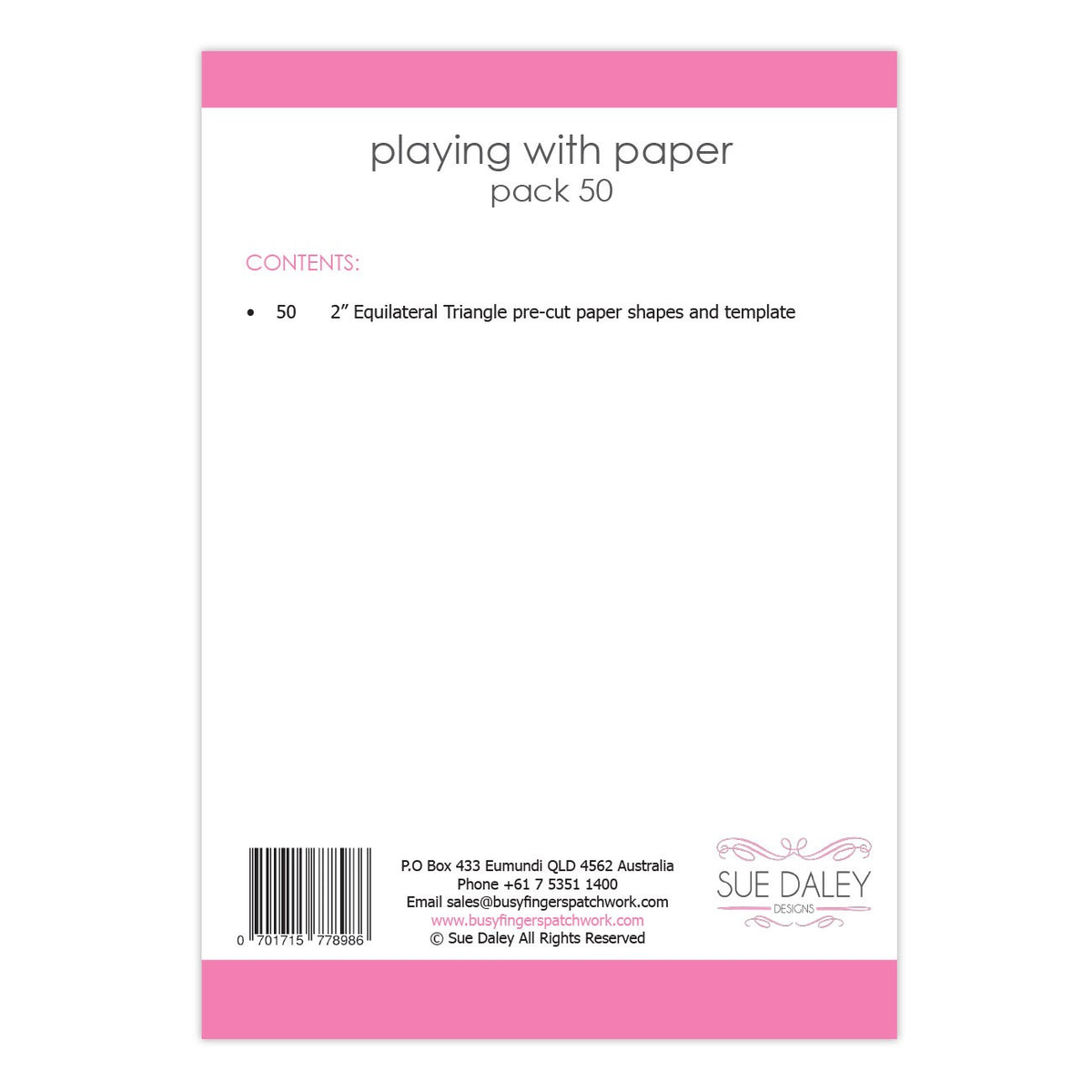 Playing with Paper Pack 50 - Starter Pack