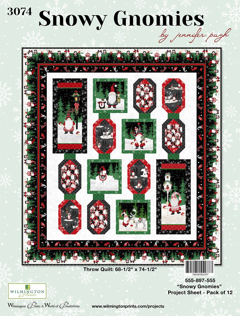 Display Poster Snowy Gnomies