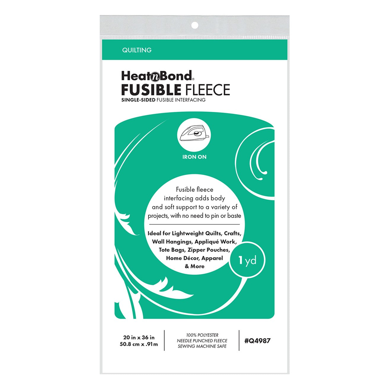 HeatnBond Fusible Fleece 20in x 1yd