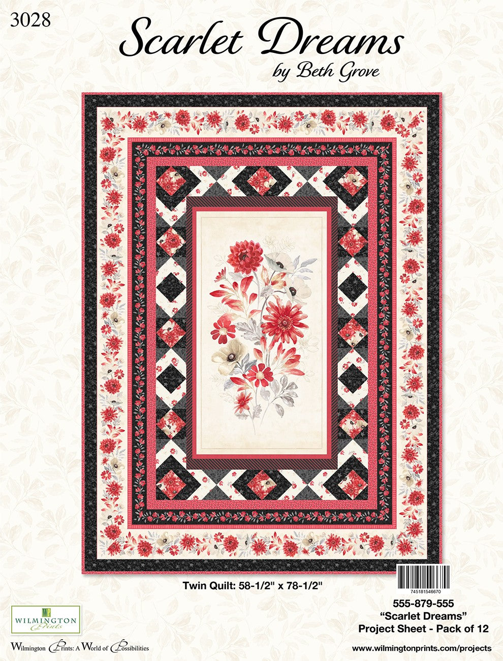 Project Sheet Scarlet Dreams 12 per package, 1 pack per store