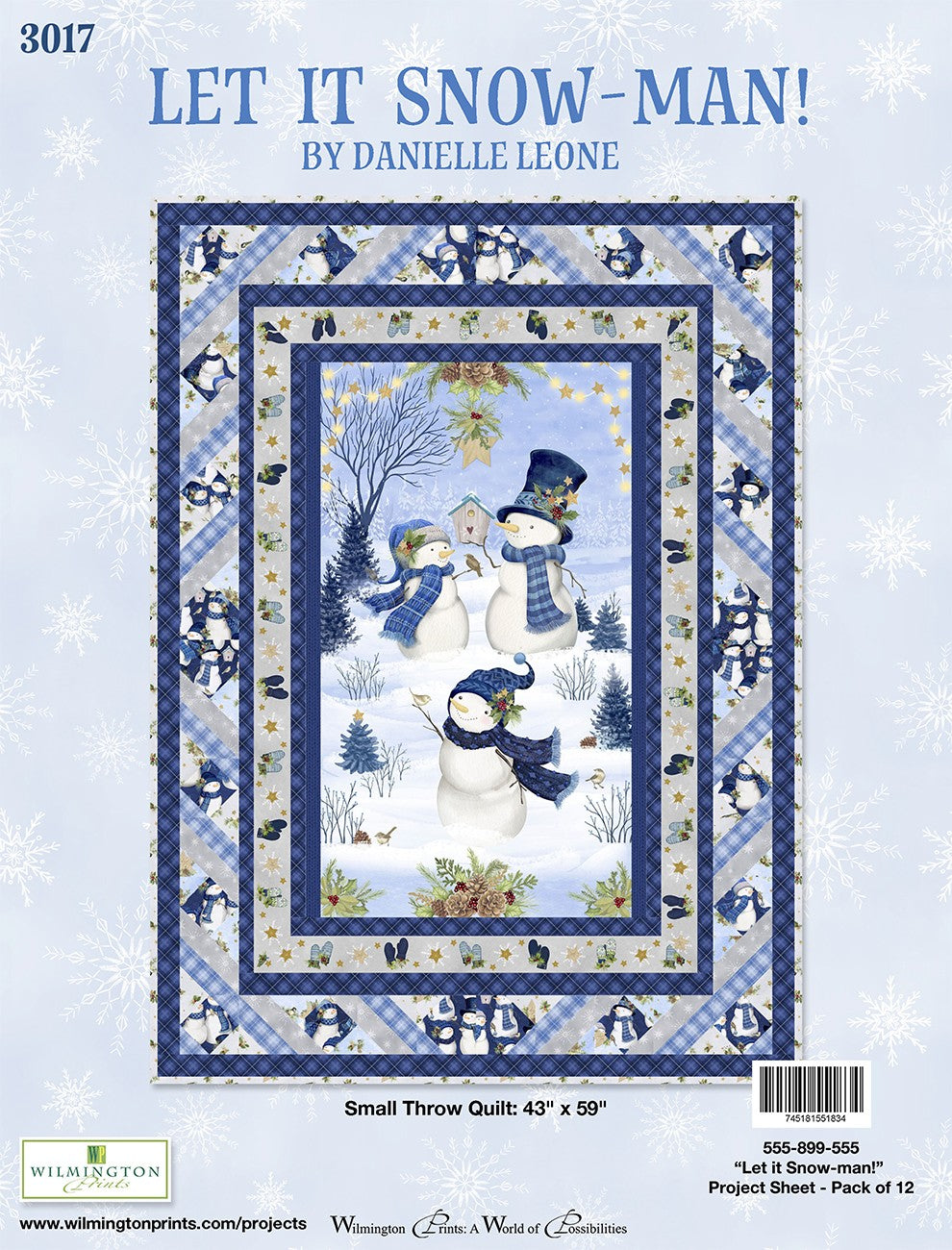 Project Sheet Let It Snow-Man 12/pack