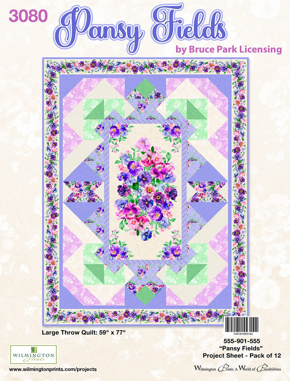Project Sheet Pansy Fields 12 per package, 1 pack per store