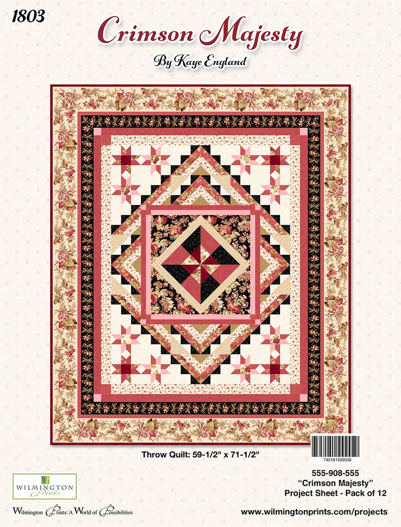 Project Sheet Crimson Majesty 12 per package, 1 pack per store