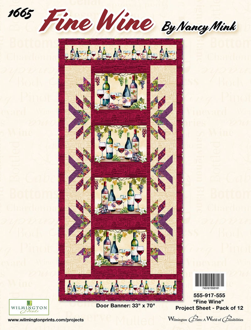 Project Sheet Fine Wine 12 per package, 1 pack per store