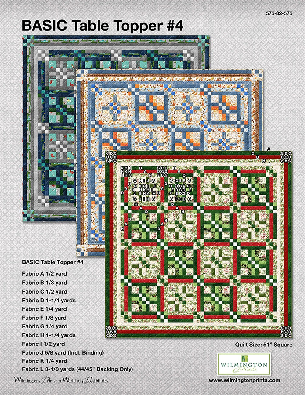 Basic Table Topper, Free Download below, will NOT SHIP.