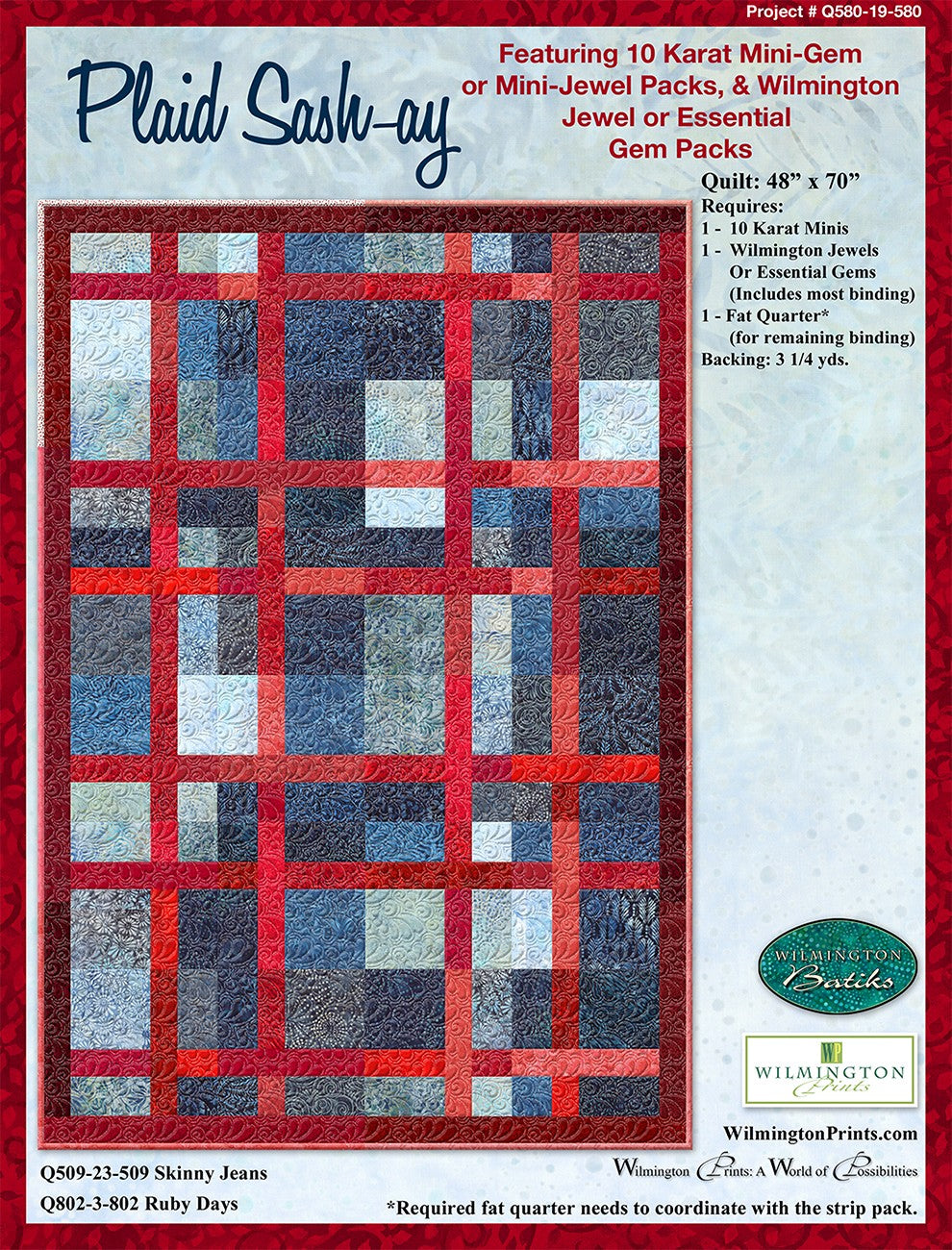 Plaid Sash-ay, Free Download below, will NOT SHIP.