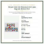 Product Specifications – Home for the Holidays 8-Card Square Boxed Set