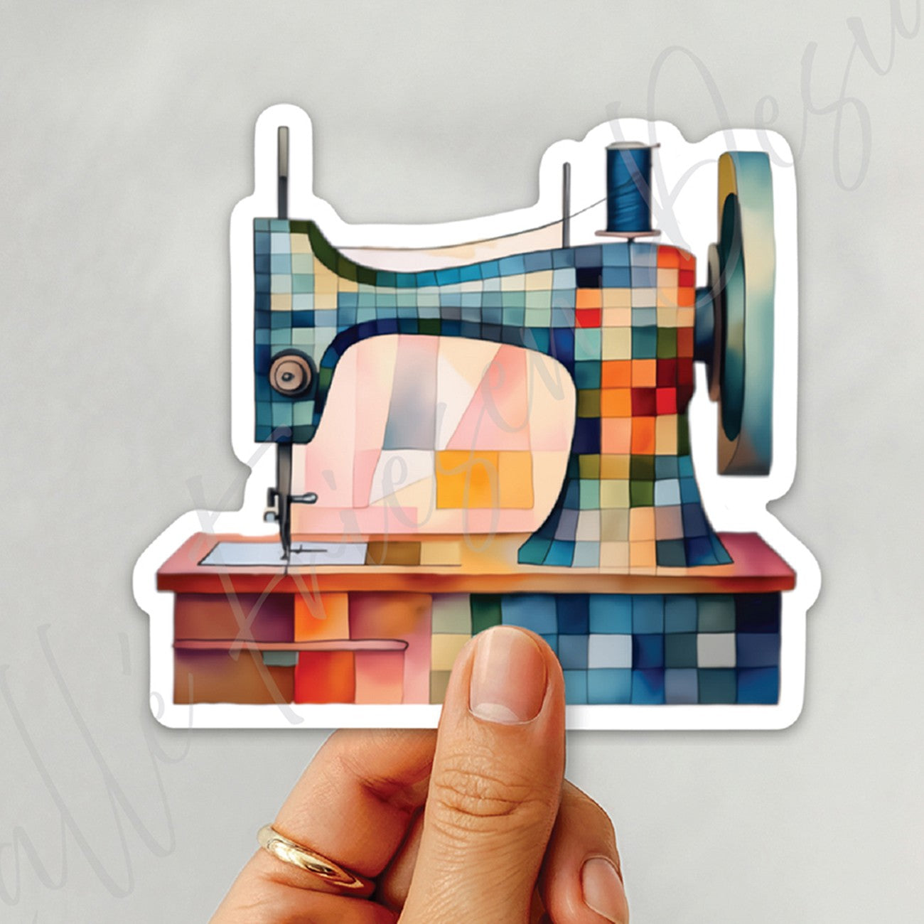 Rainbow Machine Sticker 6pk